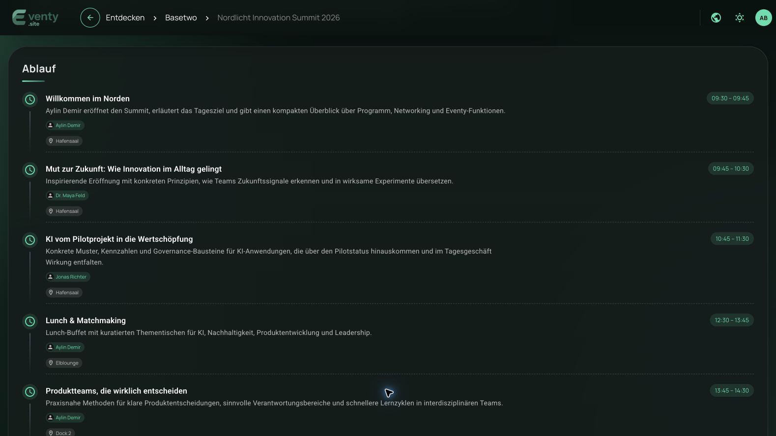 Komplexe Agenden werden schnell unübersichtlich